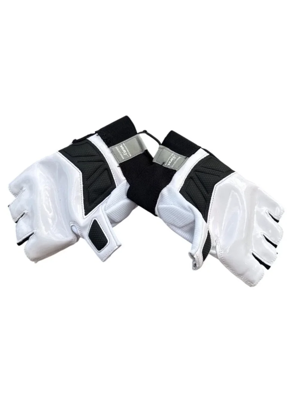 Adidas Football Lineman Size Small Gloves White Black NWT Fingerless
